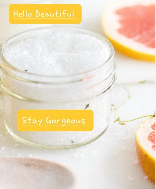 Grapefruit & Sea Salt Body Butter 7.5 oz Full body Hydration Cream