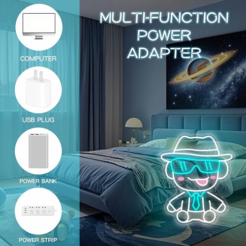 Dimmable Neon Sign for Wall Decor - Game Room, Christmas & Birthday Gift