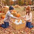 Halloween Pumpkin Tic Tac Toe Game Set - Indoor Outdoor Fall Party Game