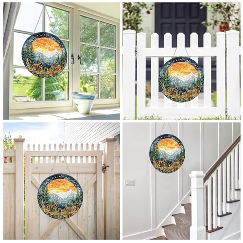 Eel Landscape Hanging Diamond Art Kit - 8x8 Inch Pearl Suncatcher & Wall Decor