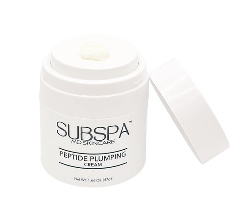 MD Peptide Plumping Cream - Anti-Aging Moisturizer with Peptides & Hyaluronic Acid - Hydrates & Firms - 1.66 oz