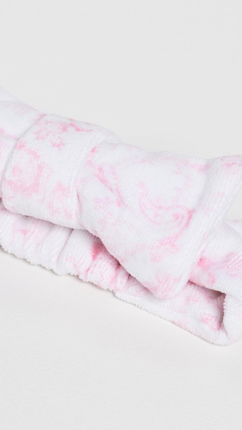 LOVESHACKFANCY Women's Headband with Bow, Cupids Pink, One Size