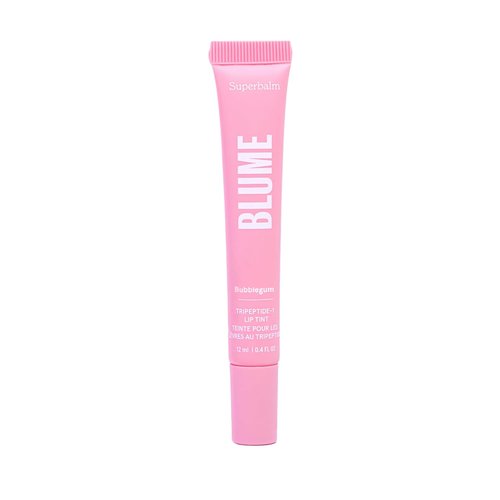 Blume Tri-Peptide Lip Balm - Bubblegum Pink Tinted Moisturizer with Shea Butter & Squalane | 0.4 Fl Oz