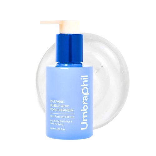 Skiennix Rice Wine Bubble Whip Facial Cleanser - Gentle Daily Foam for Sensitive Skin | 4.05 Fl Oz