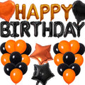 Halloween Party Decorations Balloons Set - Black & Orange, DUFACAI