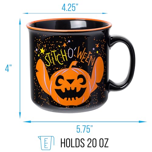 Stitch O' Ween Halloween Ceramic Camper Mug 20oz - Lilo & Stitch