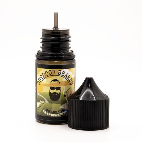 Outdoor Beards 1 oz Beard Oil | Infused Beard Oil to Support Beard Softness & Beard Growth | Naturally Scented Oil for Beard Care | Daily Use Beard Oil (Grandpa's Pipe)