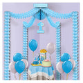 Beistle 1st Birthday Party Canopy, 20' x 20', Blue/Gray/White