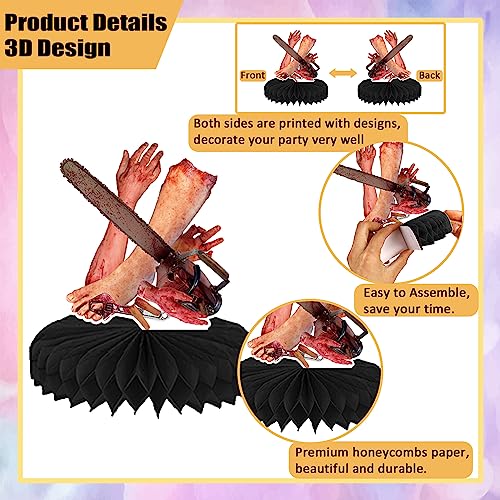 Halloween Table Decorations 9pcs Honeycomb Centerpieces Party Supplies