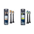 Philips Sonicare A3 Premium Replacement Toothbrush Heads - 2 Pack | Compatible with DiamondClean, Black