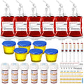 Halloween Blood Bags Party Supplies Nurse Decoration Set - Variation of 6