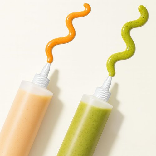 Bar5F 16 oz Condiment Squeeze Bottles (6-Pack) — Leak-Proof Twist-Top Dispensers, BPA-Free HDPE, Multi-Use for Ketchup, Dressings, Sauces & Crafts, Non-Toxic - Made in USA