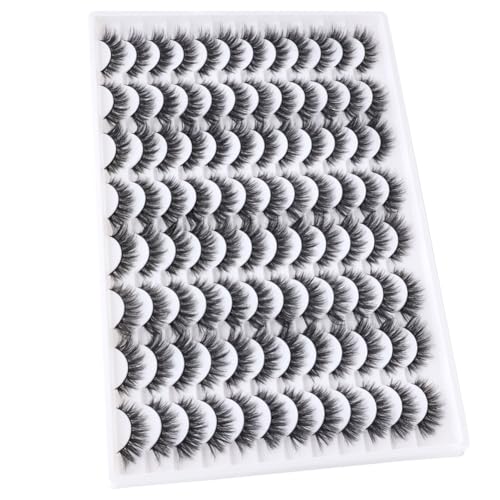 False Eyelashes 48 Pairs Wispy 3D Faux Mink Lashes - ZSN-036 (10-18mm)