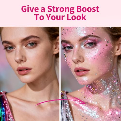 SEVICH Glitter Stick for Hair, Face & Body - Waterproof Silver 15g