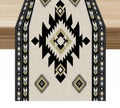 Aztec Table Runner Black-aztec 13x108in Ethnic Tribal Decor for Indoor Outdoor Dining