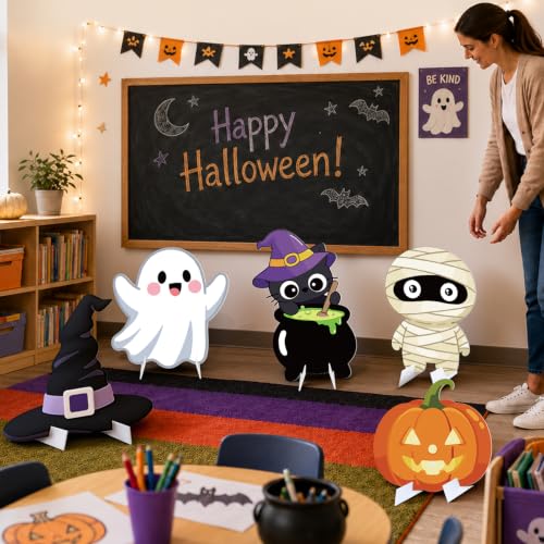 Halloween Baby Shower Decorations - 5 Little Boo Photo Props - Variation of THIS listing