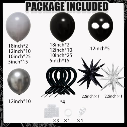 Balloon Arch Kit 130Pcs Superhero Spider Halloween Party Decorations