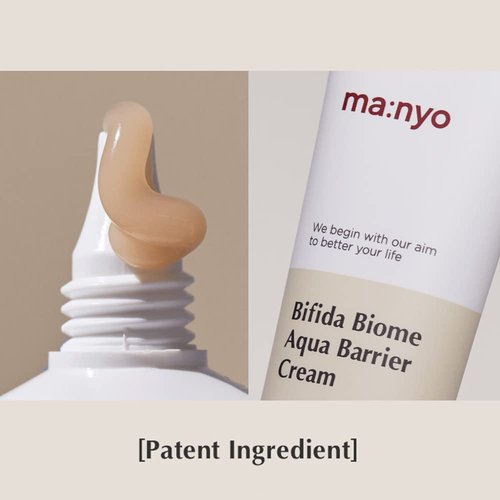 MANYO Bifida Biome Aqua Barrier Cream - Hydrating Moisturizer for All Skin Types | 2.7 fl oz (80ml)