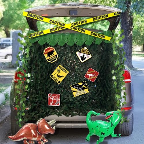 Dinosaur Party Decorations Set - Jungle Dino Birthday Supplies - Variation of THIS listing