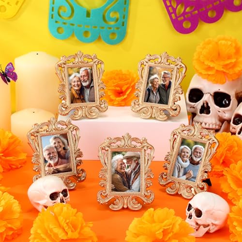 Day of The Dead Monarch Butterfly Picture Frame Set - Classic