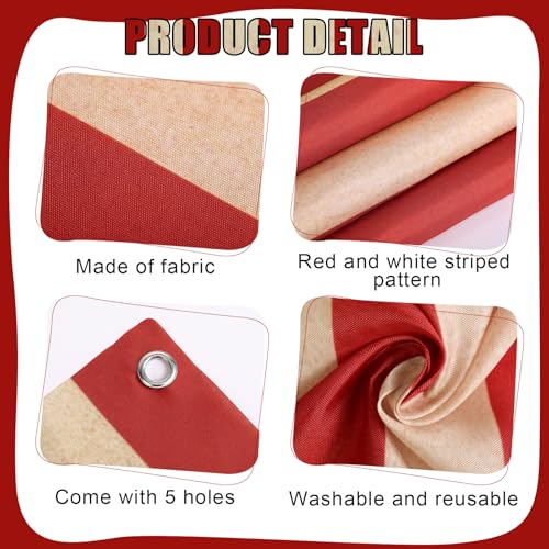 Carnival Circus Tent Awnings Hanging Banner - 3 Pcs, Reusable, 25x200 cm, Variation 1