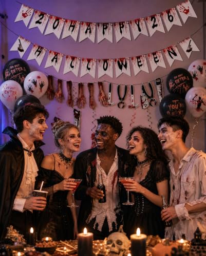 Bloody Halloween Banner & Decorations Set - Horror Party Kit