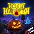 Happy Halloween Neon Sign - Halloween / Neon - Ready-to-Hang LED Decor, USB Powered