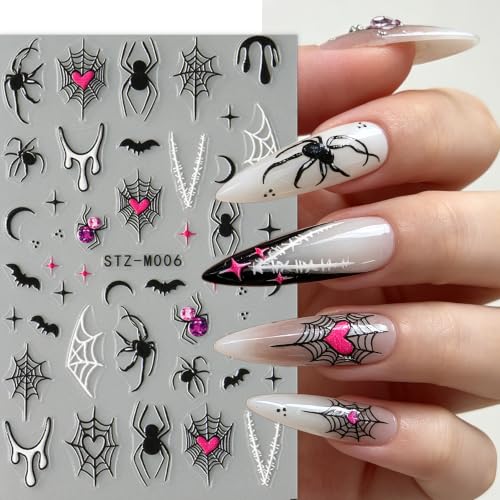 Halloween Nail Art Stickers Self-Adhesive Spooky Decor - Style07