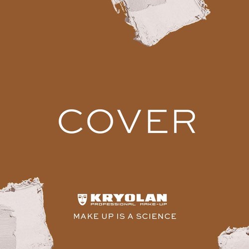 Kryolan TV Paint Stick - TV Matte White Makeup Stick - Foundation Makeup - Makeup for TV, Theater, Stage, Acting, Face and Body, Full Coverage Cream Concealer Stick Foundation - Made in USA (25 g)