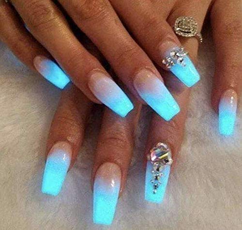 Glow in The Dark Gel Top Coat - Bright, Long-Lasting UV/LED Curing Nail Polish