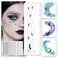 Halloween Glitter Freckle & Gem Face Tattoos - Halloween Freckles