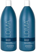 Loma Moisturizing Shampoo - Hydrating Formula for Soft, Healthy Hair | 33 Ounce (Pack of 2)