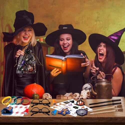 Wizard Party Favors Set with Wands Stickers Notebooks & Accessories - Bulk 96 Pieces