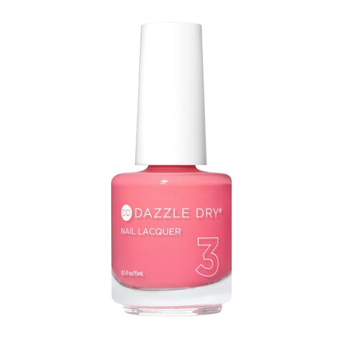 Dazzle Dry Nail Lacquer (Step 3) - Going Cray Sea - A true coral pink. Full coverage cream. (0.5 fl oz)
