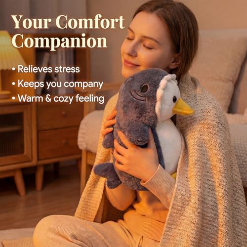 Plush Shark Goose Stuffed Animal Desk Toy - Soft & Cute Gift - Plush1