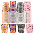 Halloween Ghost Paper Cups 9 oz - 100 Pack for Parties & Events