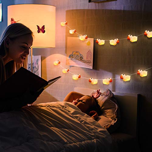 White Lamb Children's String Lights - 10 LED Little Sheep Decor for Kids Room & Party