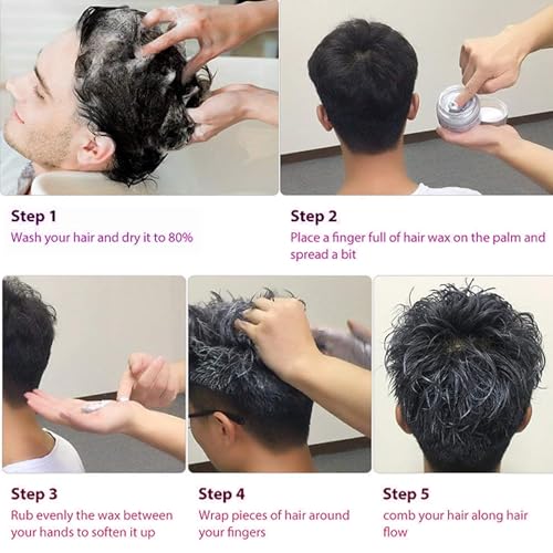 Temporary Hair Wax Spray - Gold Color, Safe & Long-Lasting, 4.23 oz