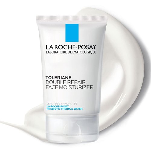 La Roche-Posay Toleriane Double Repair Face Moisturizer - Hydrating Cream with Ceramide & Niacinamide for All Skin Types, Fragrance-Free