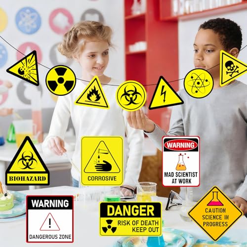 Science Party Banner for Lab & Classroom Decor - Mad Scientist Theme