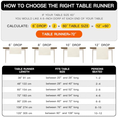 Artscope Halloween Haunted House & Ghost Table Runner 13x48 Inch - Spooky Fall Kitchen Decor