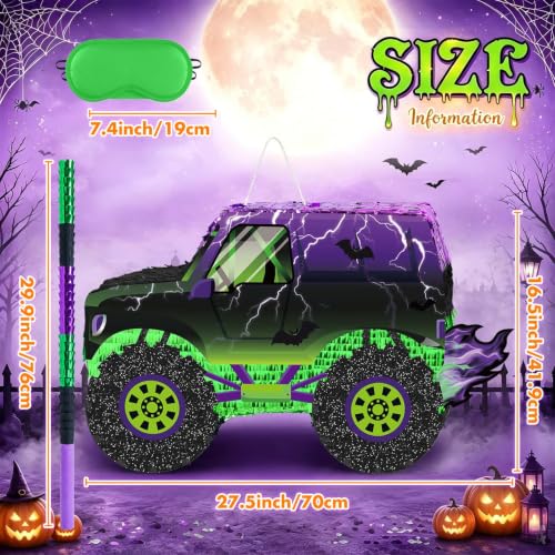 Large Monster Truck Piñata - 27.6 Inch Birthday Party Decor for Kids