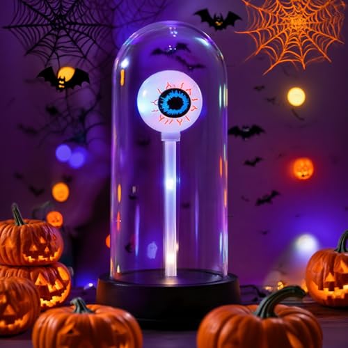 Glowing Eyeball Night Light - Halloween Decorations - Multi-Colors