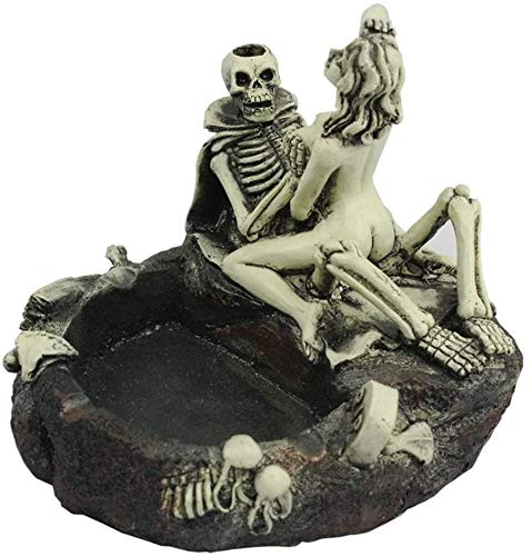 Skull Ashtray - Creative Resin Design for Smoking Room Decor & Gifts