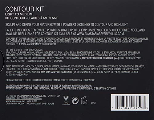 Anastasia Beverly Hills - Contour Kit for Flawless Sculpting | 6 Blendable Shades