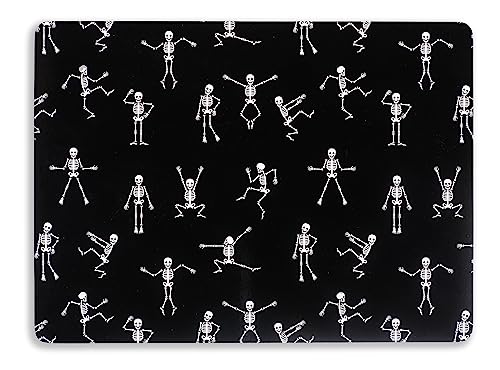 Cork Placemats Set of 4 - 16 x 12 Inches Dancing Skeletons Pattern