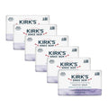 Kirk's Castile Bar Soap for Men, Women & Children - Made with Premium Coconut Oil, Sensitive Skin Formula, Vegan, Non GMO, Lavender & Vanilla, 4 oz. Bars 6 Pack