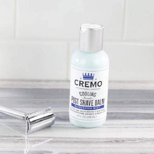 Cremo Cooling Formula Post Shave Balm,Soothes,Cools And Protects Skin From Shaving Irritation,Dryness and Razor Burn,4 Oz,(Pack of 2)