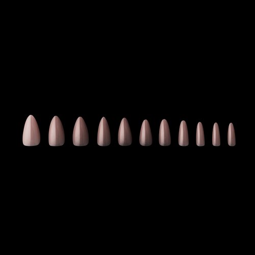 Apres Neutrals Gel-X Mia Box Of Press On Nails, 11 Sizes 00-9, Soft Gel Nail Tip Box (150pcs) (Natural Stiletto Short, 150pcs)