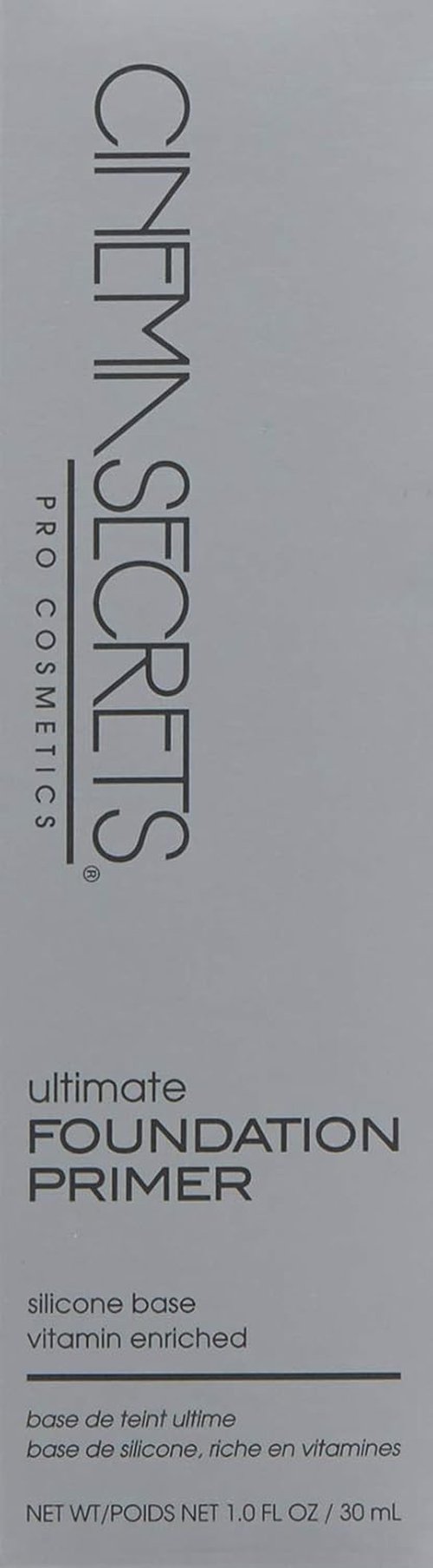 Cinema Secrets Ultimate Foundation Primer - Lightweight Silicone Primer with Vitamins A & E for Hydration & Smoothing